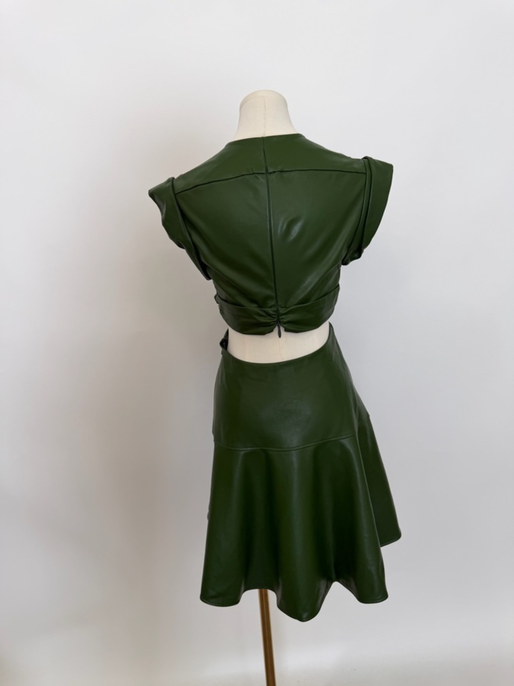 A.L.C. Lexi Dress in Forest Green - Picture 5 of 10